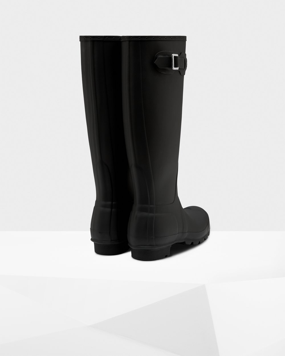 Botas de Lluvia Altas Hunter Mujer - Original - Negros - NQJSBUO-28